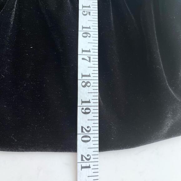 Zara Floral Organza Sleeved Velvet Dress size 3/4 - Picture 5 of 6